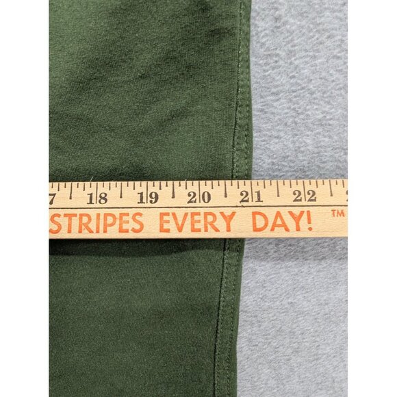 Quacker Factory Jeans Womens 10 Olive DreamJeannes Stretch Rhinestone Heart - Picture 5 of 14